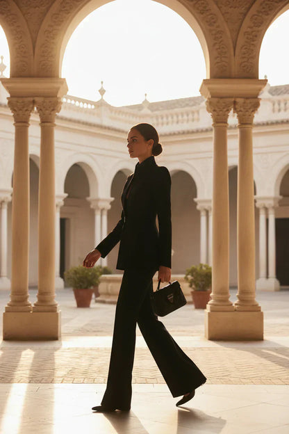 GIA Blazer and Palazzo Pants Dress