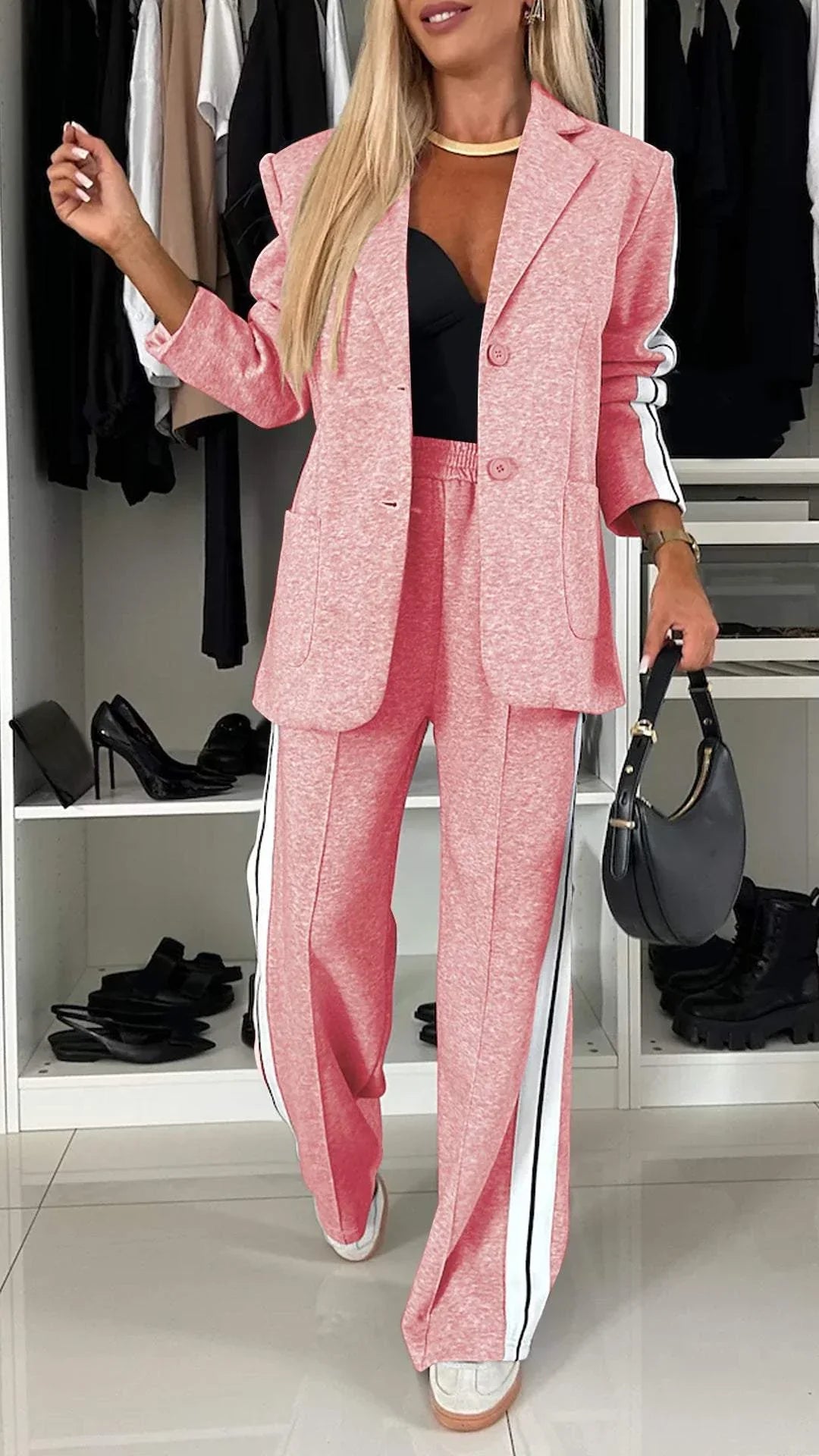 Elevate Your Comfort: Alice Zaccheo™ Long Sleeve Leisure Suit