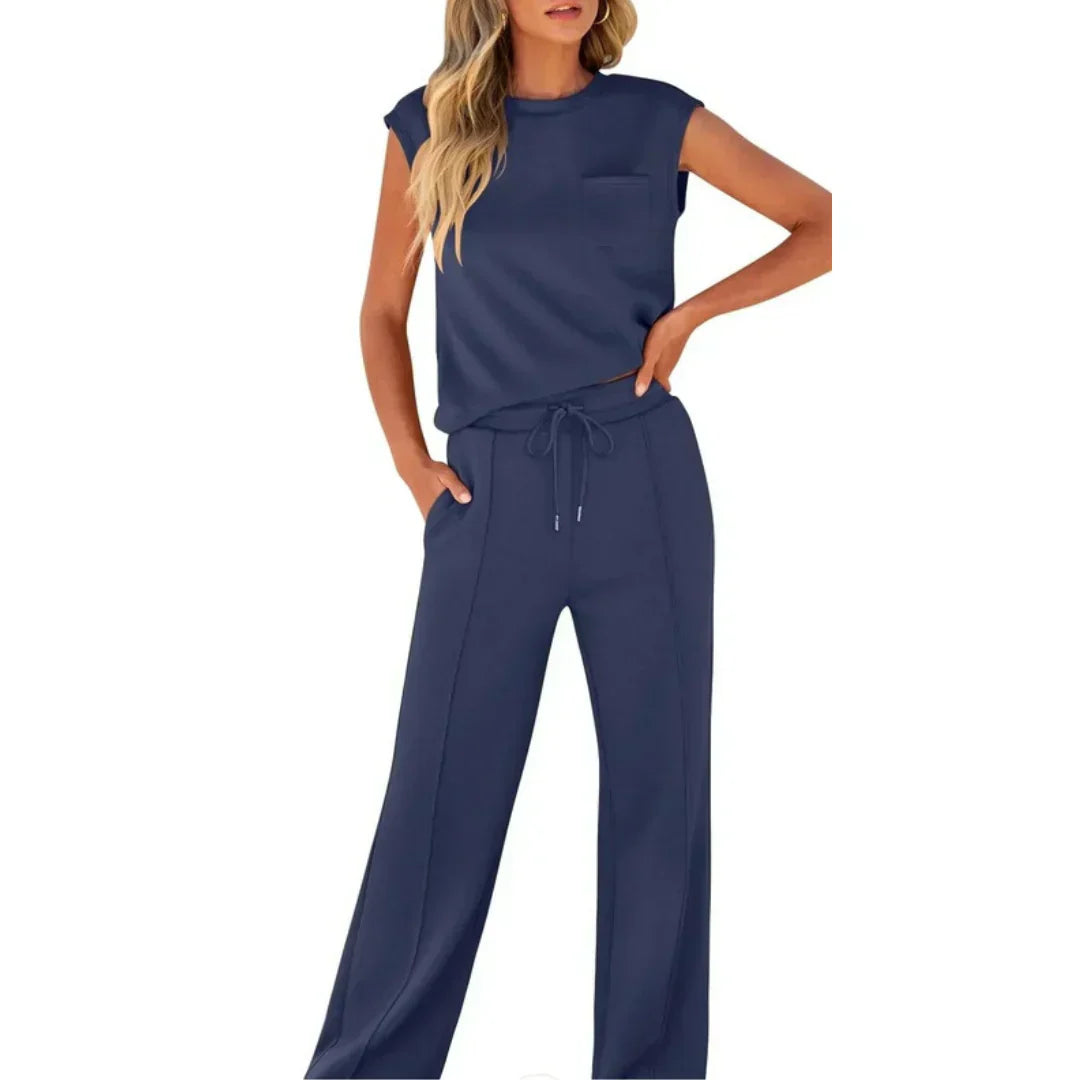 Celia: Chic & Comfortable Summer Lounge Set for Effortless Style