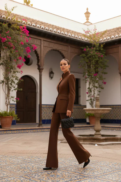 GIA Blazer and Palazzo Pants Dress