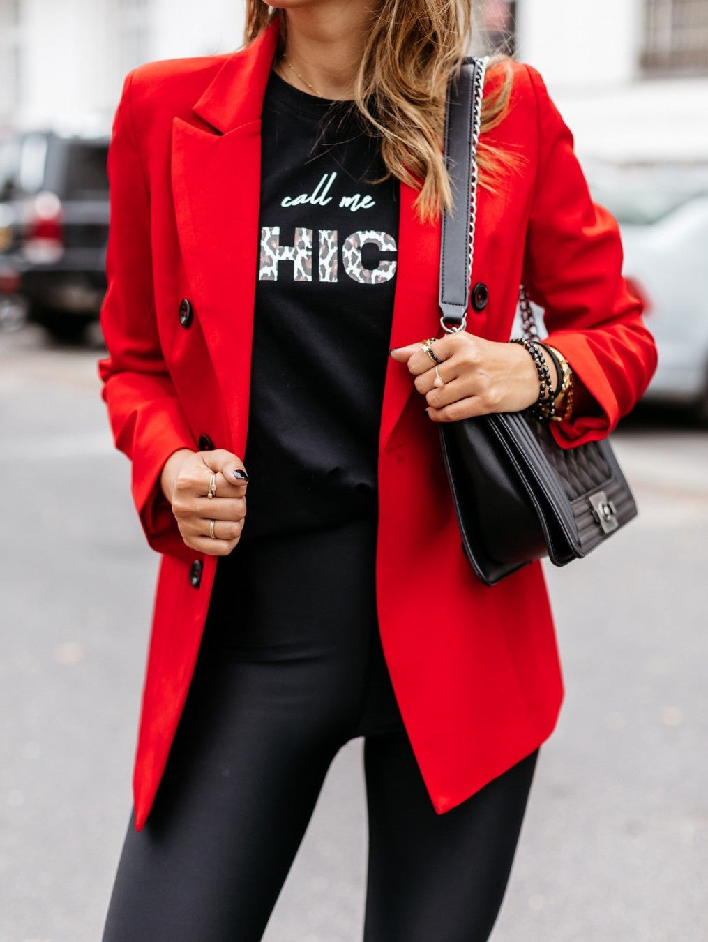 Chic Double-Breasted Button Blazer for Effortless Elegance