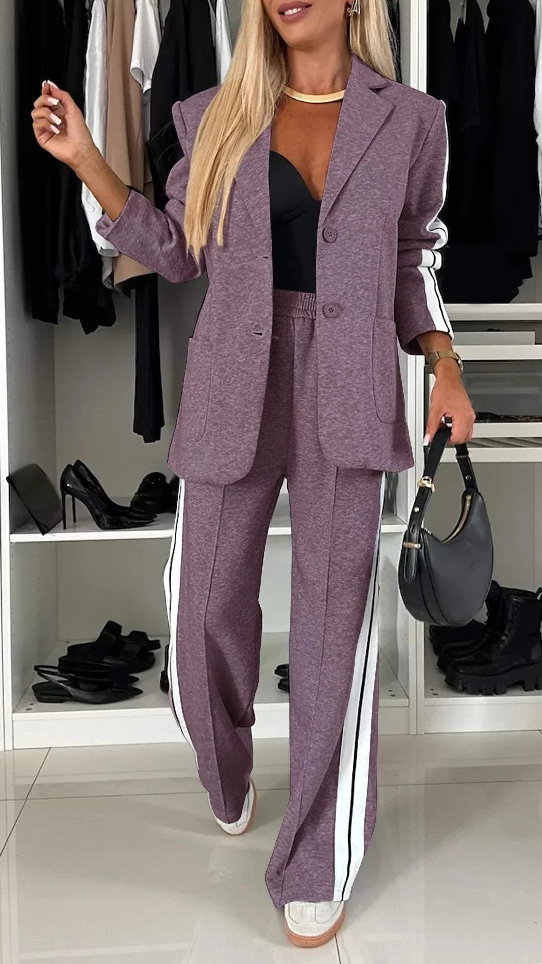 Elevate Your Comfort: Alice Zaccheo™ Long Sleeve Leisure Suit
