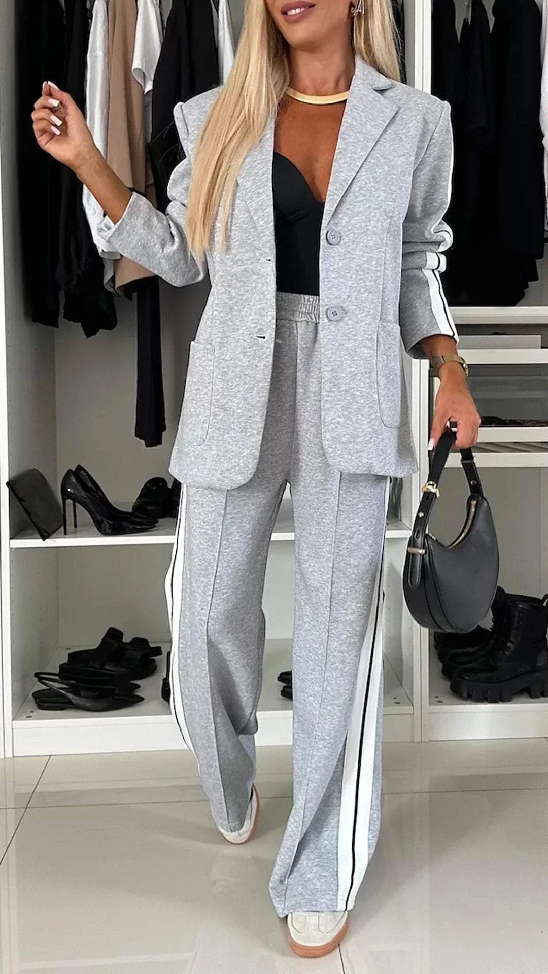 Elevate Your Comfort: Alice Zaccheo™ Long Sleeve Leisure Suit