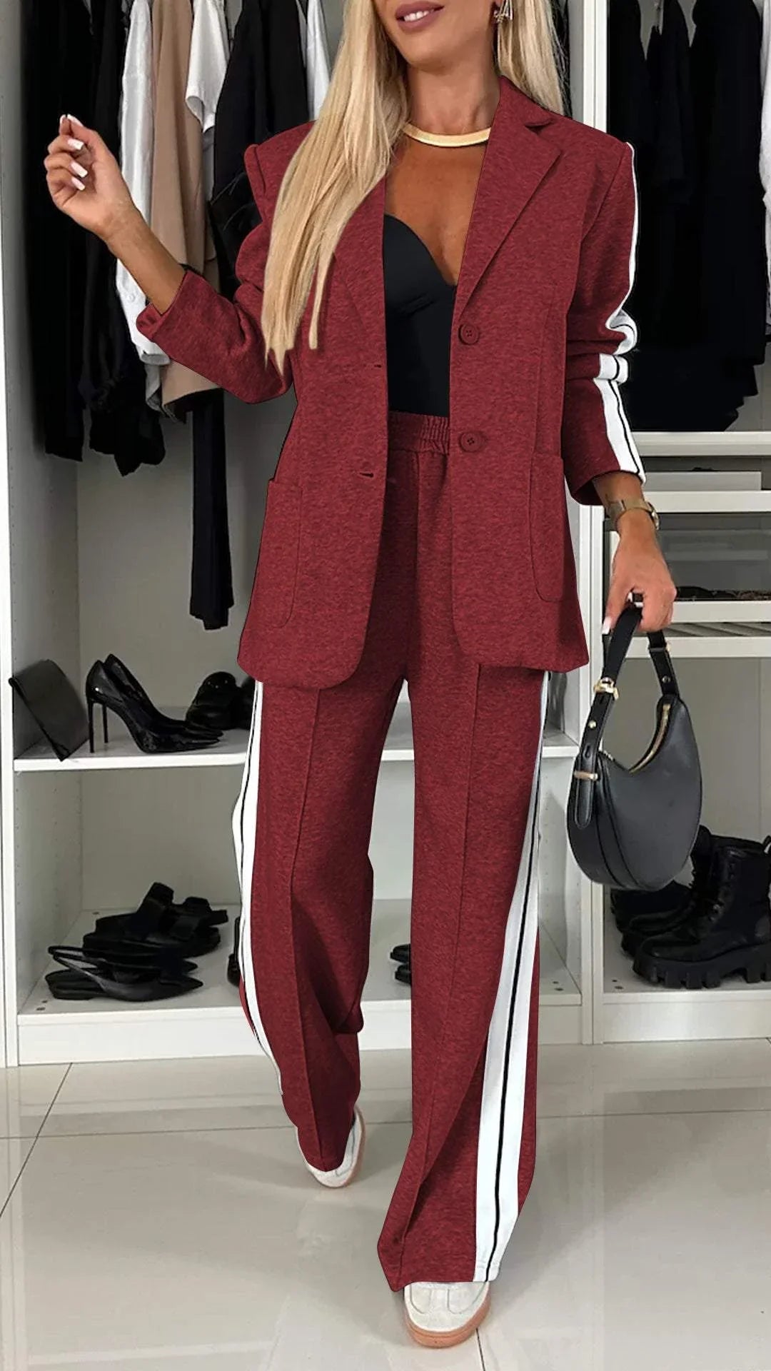 Elevate Your Comfort: Alice Zaccheo™ Long Sleeve Leisure Suit
