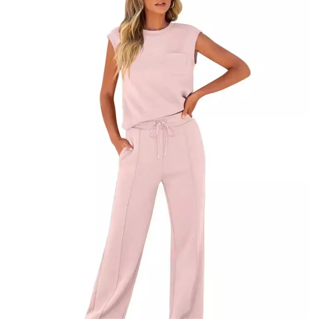 Celia: Chic & Comfortable Summer Lounge Set for Effortless Style