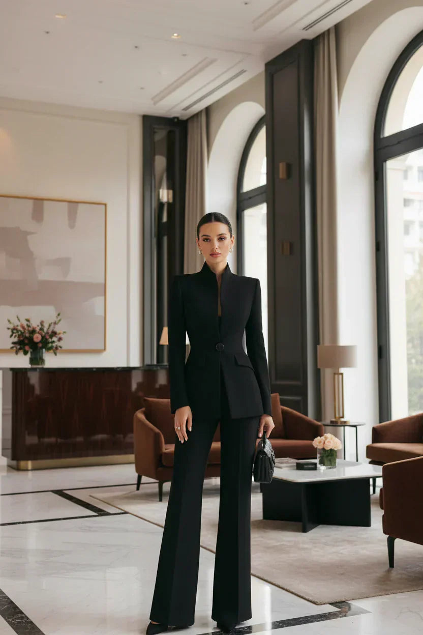 GIA Blazer and Palazzo Pants Dress