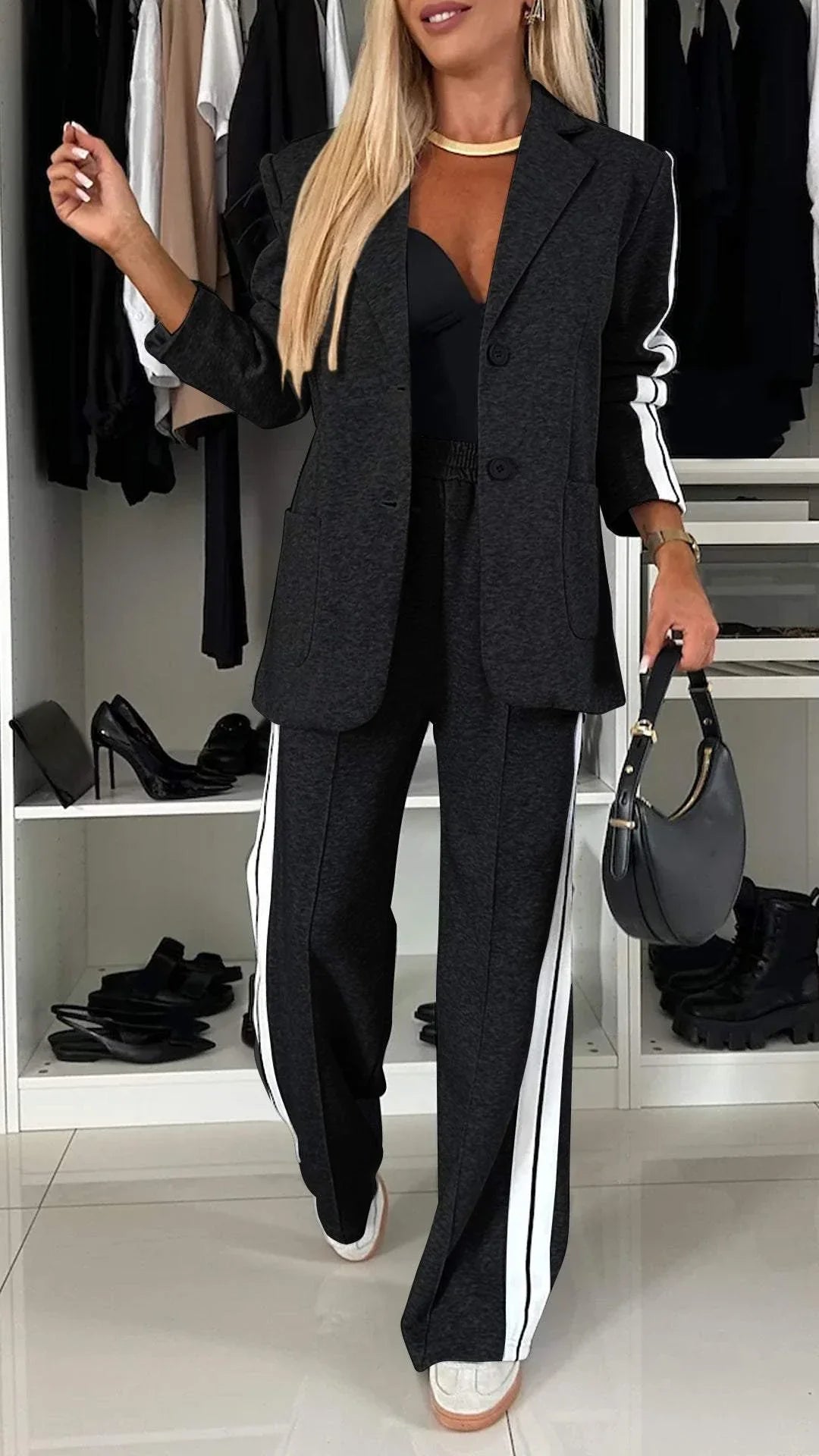 Elevate Your Comfort: Alice Zaccheo™ Long Sleeve Leisure Suit
