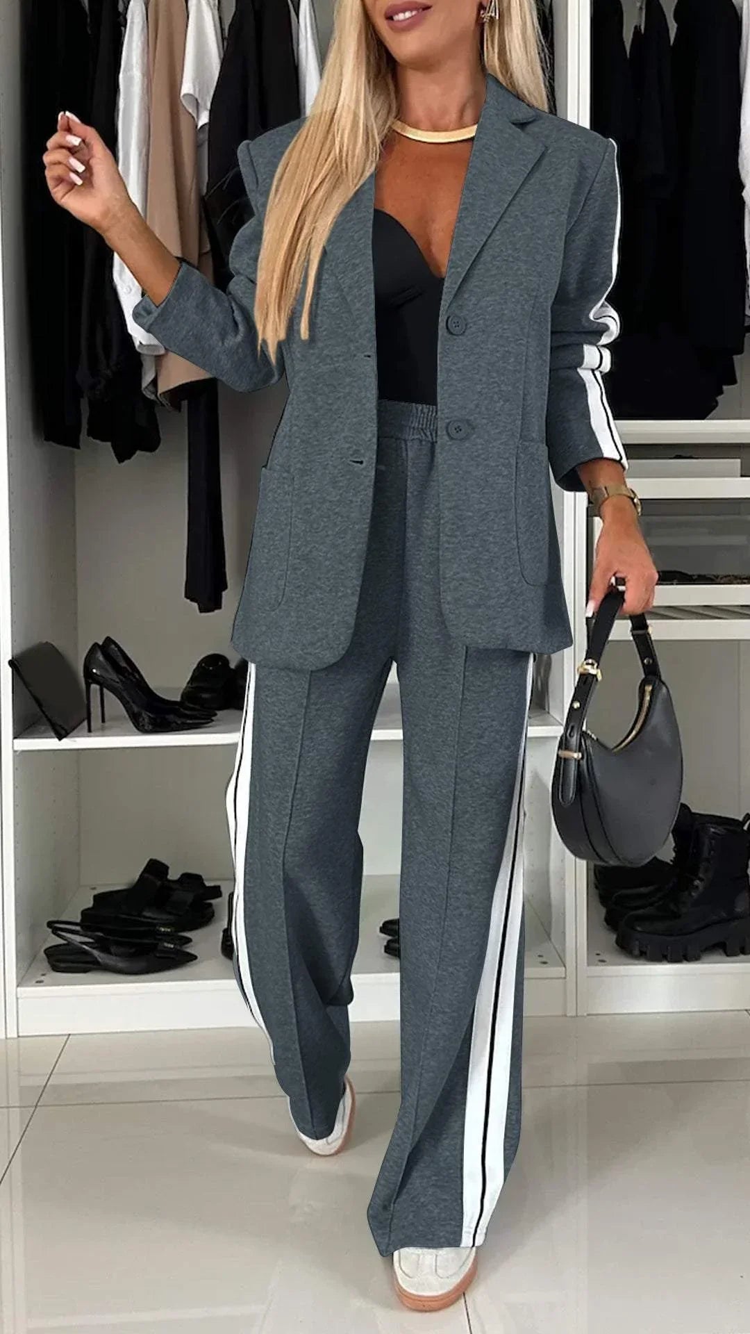 Elevate Your Comfort: Alice Zaccheo™ Long Sleeve Leisure Suit